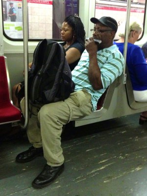 Subway harmonica player number one.