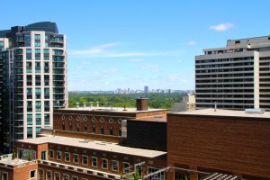 Bright day in Toronto.