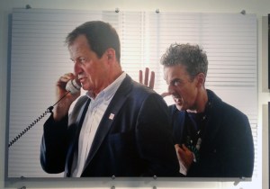 Alistair Campbell and Peter Capaldi