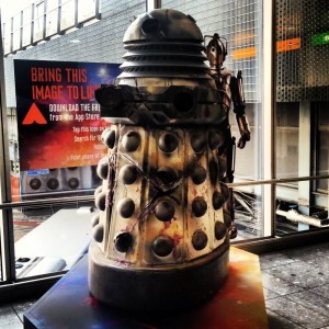 Darlek in Heathrow. Surely that's not safe.