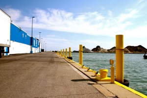 At the dock in Kingsville.
