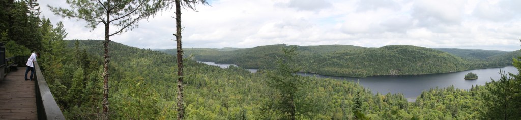 Panoramic view. (Not exactly correct but close enough and you get the idea). 