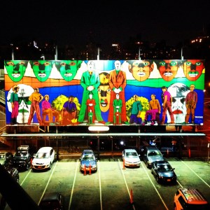 Some of the art you can see from the Highline.