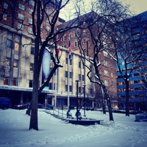 Snow in Toronto