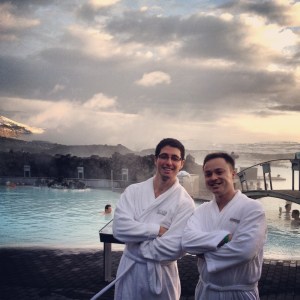 Us in our robes