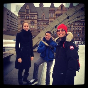 Anna, Vaughan and me