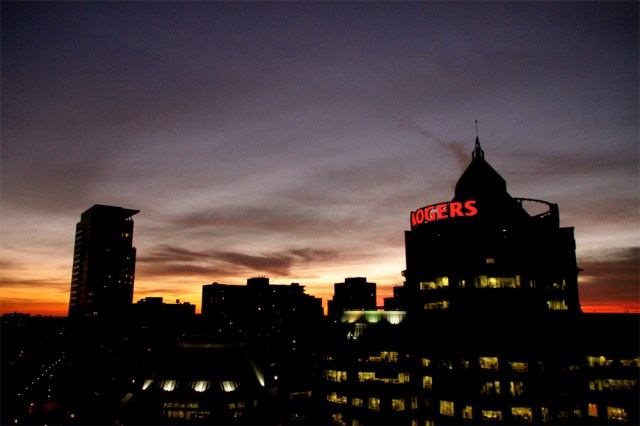 Sunrise over Toronto
