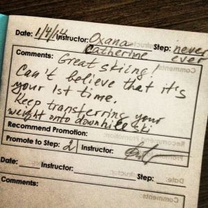 My report card