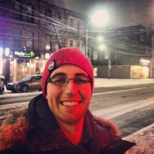 Queen St in the snow