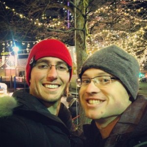 The happy skaters