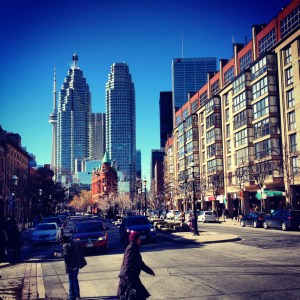 It's sunny in Toronto!