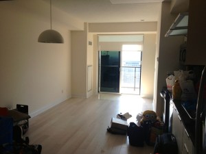 Starting to move in