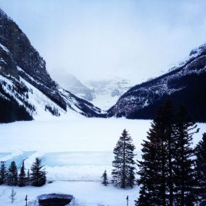 Lake Louise from our window