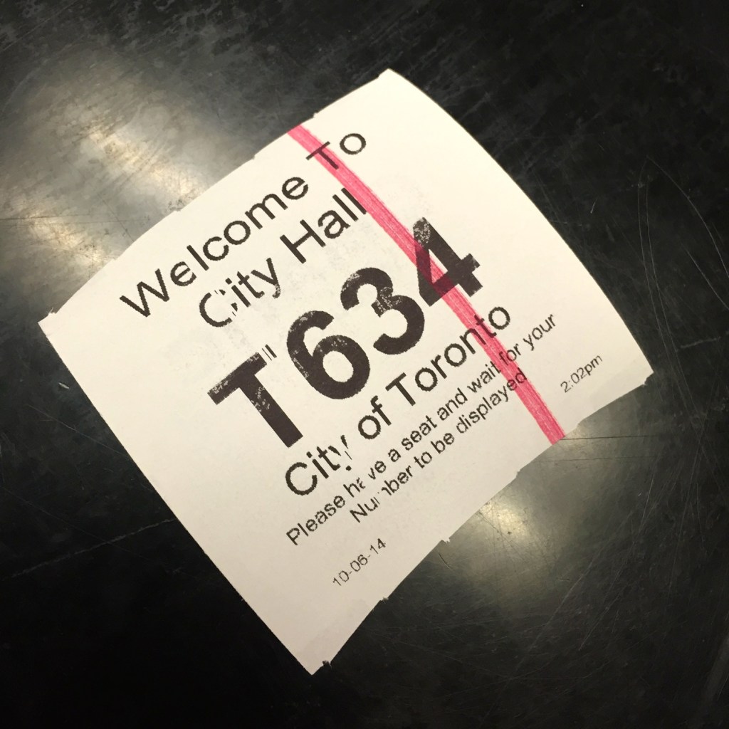 Our number in the queue
