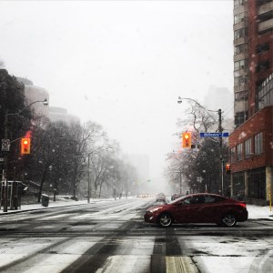 Snow in Toronto