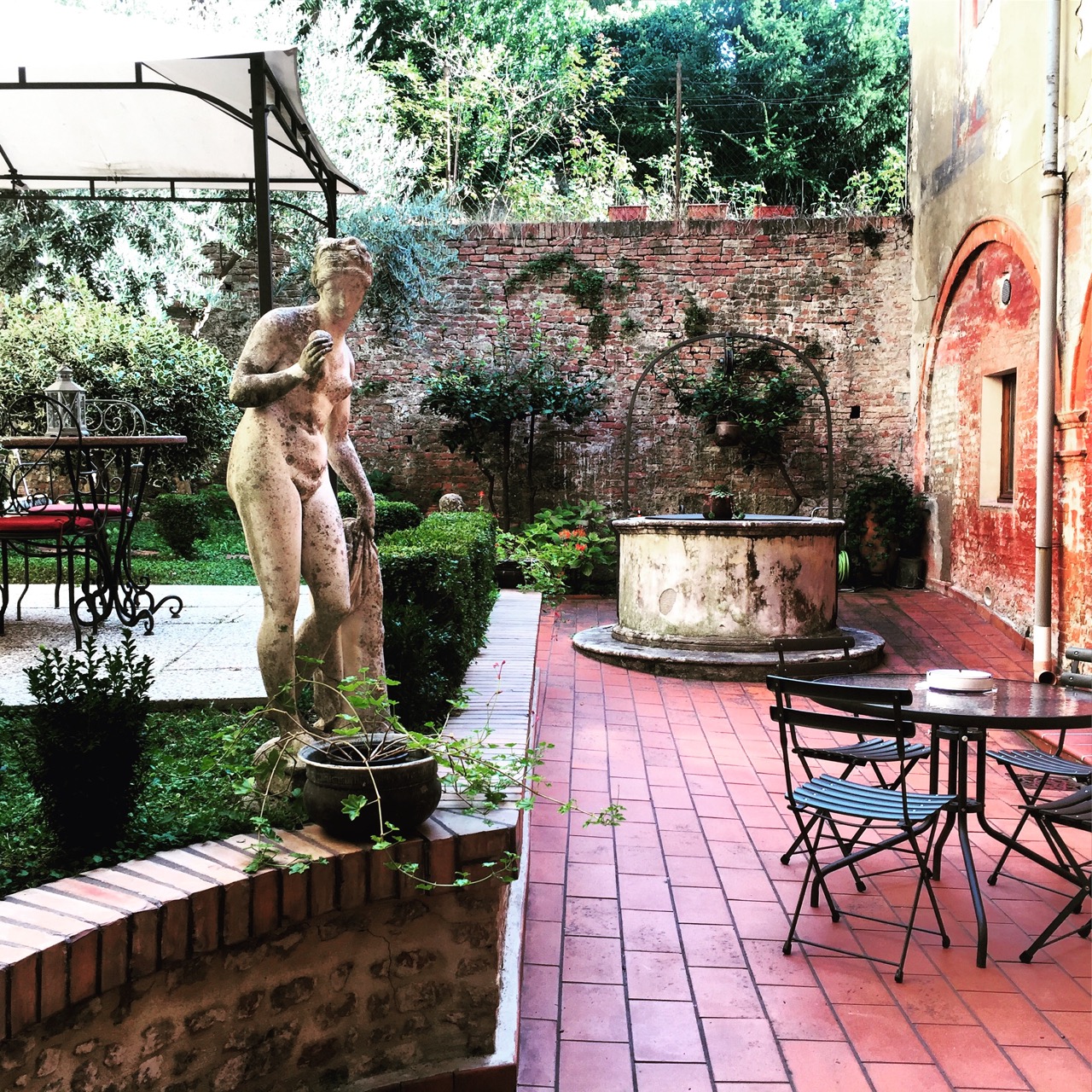 Our courtyard